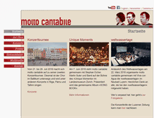 Tablet Screenshot of moltocantabile.ch